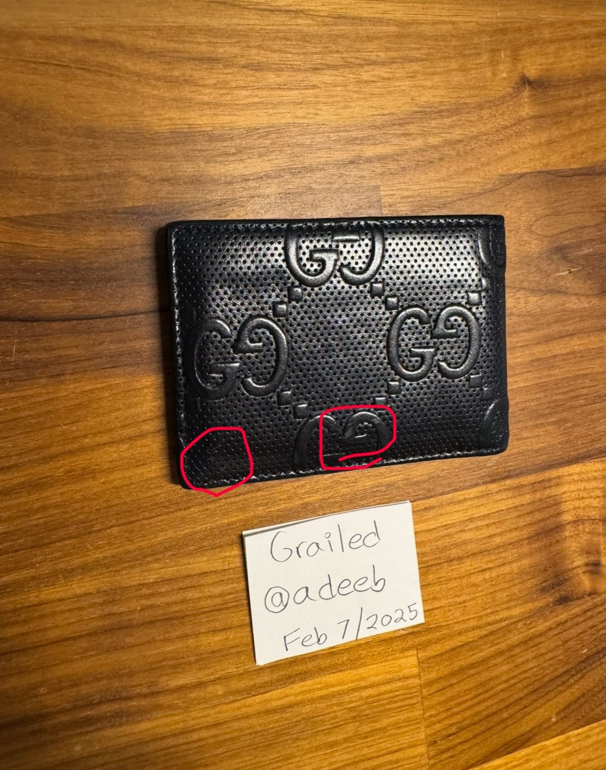 Gucci Gucci Leather Bi-Fold Wallet Size ONE SIZE - 8 Thumbnail