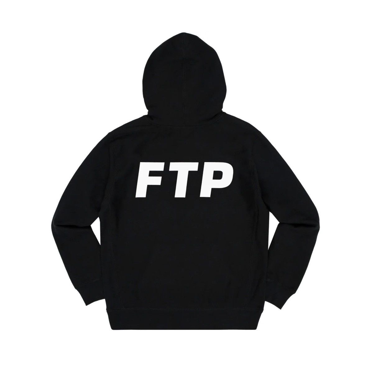 Fuck The Population FTP Flocked Logo Pullover Hoodie Black Size US M / EU 48-50 / 2 - 2 Thumbnail