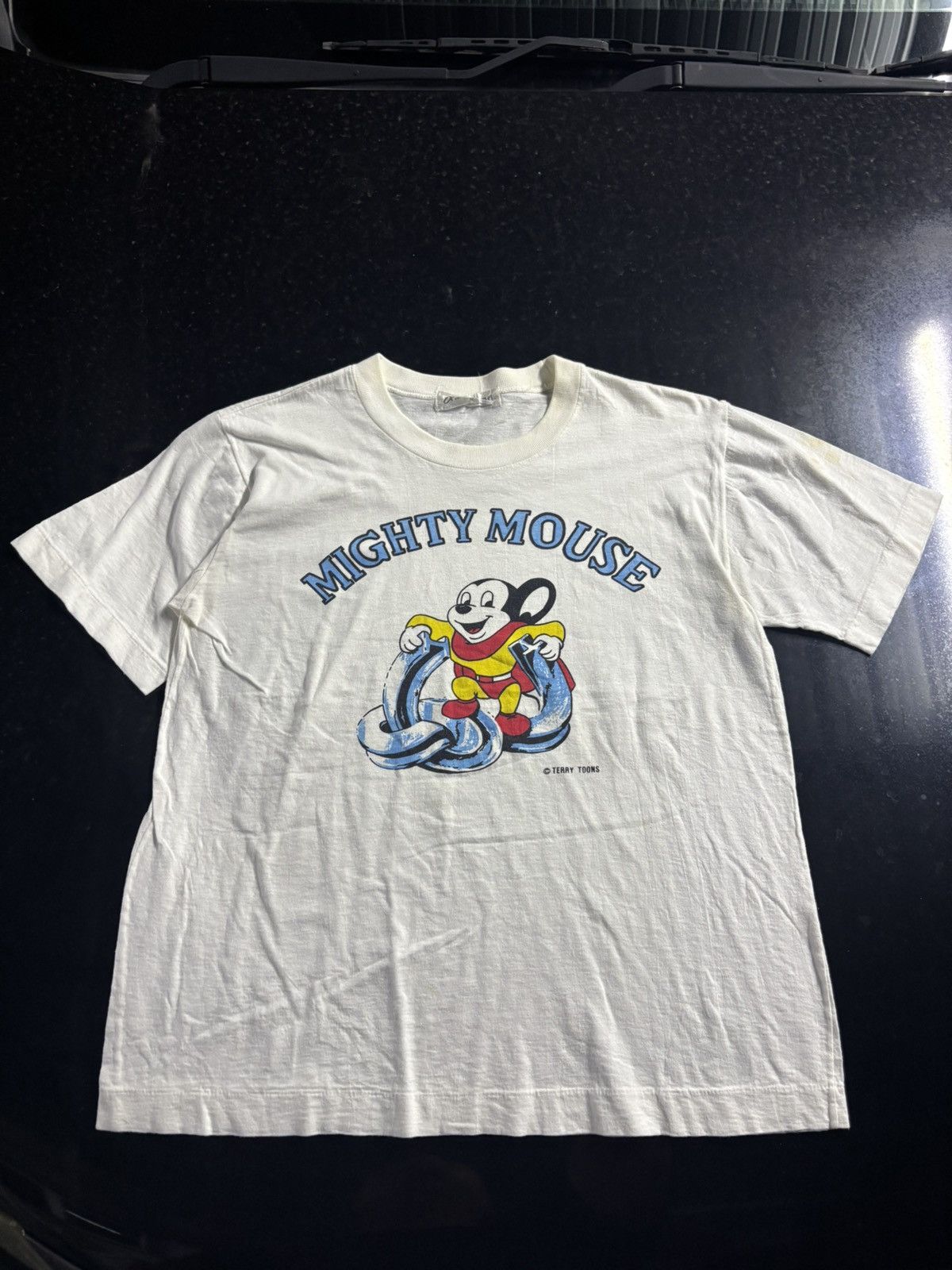 Cartoon Network Vintage Mighty Mouse Tshirt Size US M / EU 48-50 / 2 - 2 Thumbnail