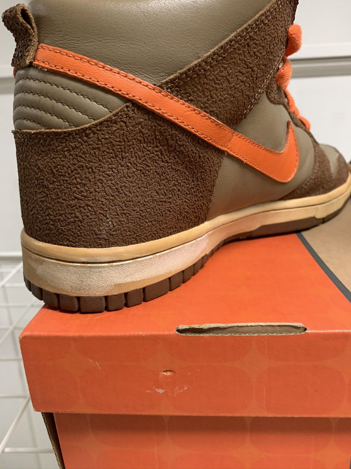 Nike Nike Dunk High Premium Fantastic Four The Thing 2006 Rare Size US 9.5 / EU 42-43 - 6 Thumbnail