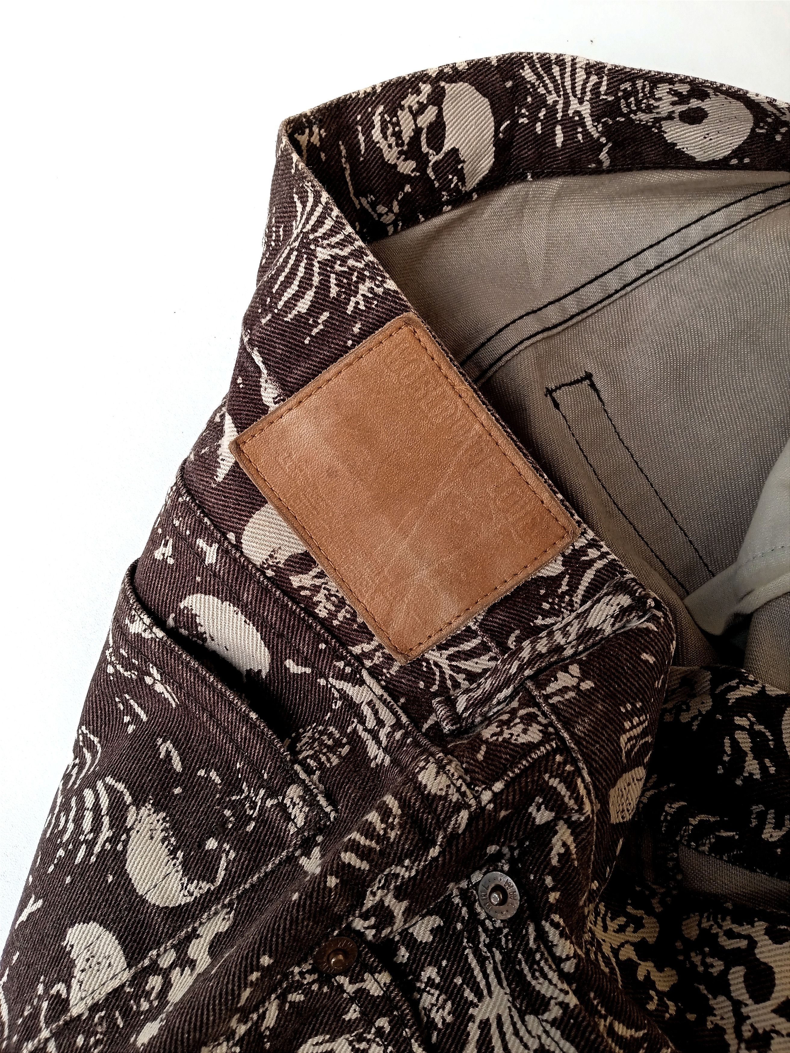 If Six Was Nine Hagi Skull Jeans Size US 30 / EU 46 - 5 Thumbnail