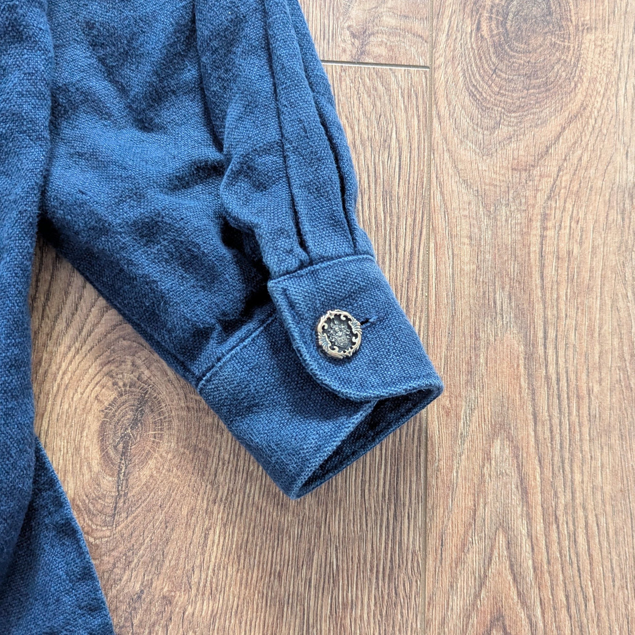 Other KAISER FRANZ Josef Trachten 100% Linen Shirt Made In Austria Size US M / EU 48-50 / 2 - 16 Thumbnail