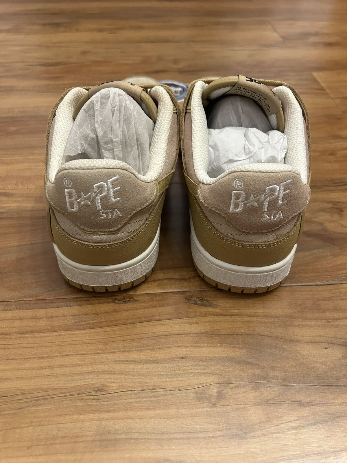 Bape NEW Bape Beige Skatestas Size US 9 / EU 42 - 7 Thumbnail