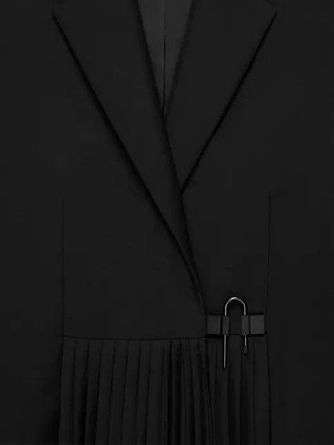 Givenchy o1srvl11e1124 U Lock Jacket in Black Size XXS / US 00 / IT 34 - 2 Thumbnail