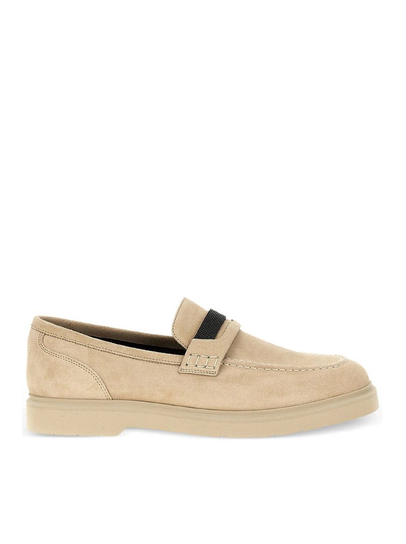 Brunello Cucinelli Leather suede loafers Size US 9 / IT 39 - 1 Thumbnail