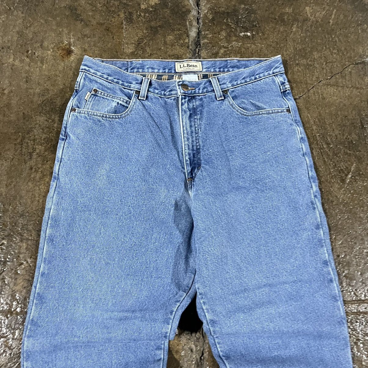 Carhartt × L.L. Bean × Vintage Crazy Vintage LL Bean Flannel Lined Essential Workwear Jeans Size US 34 / EU 50 - 7 Thumbnail
