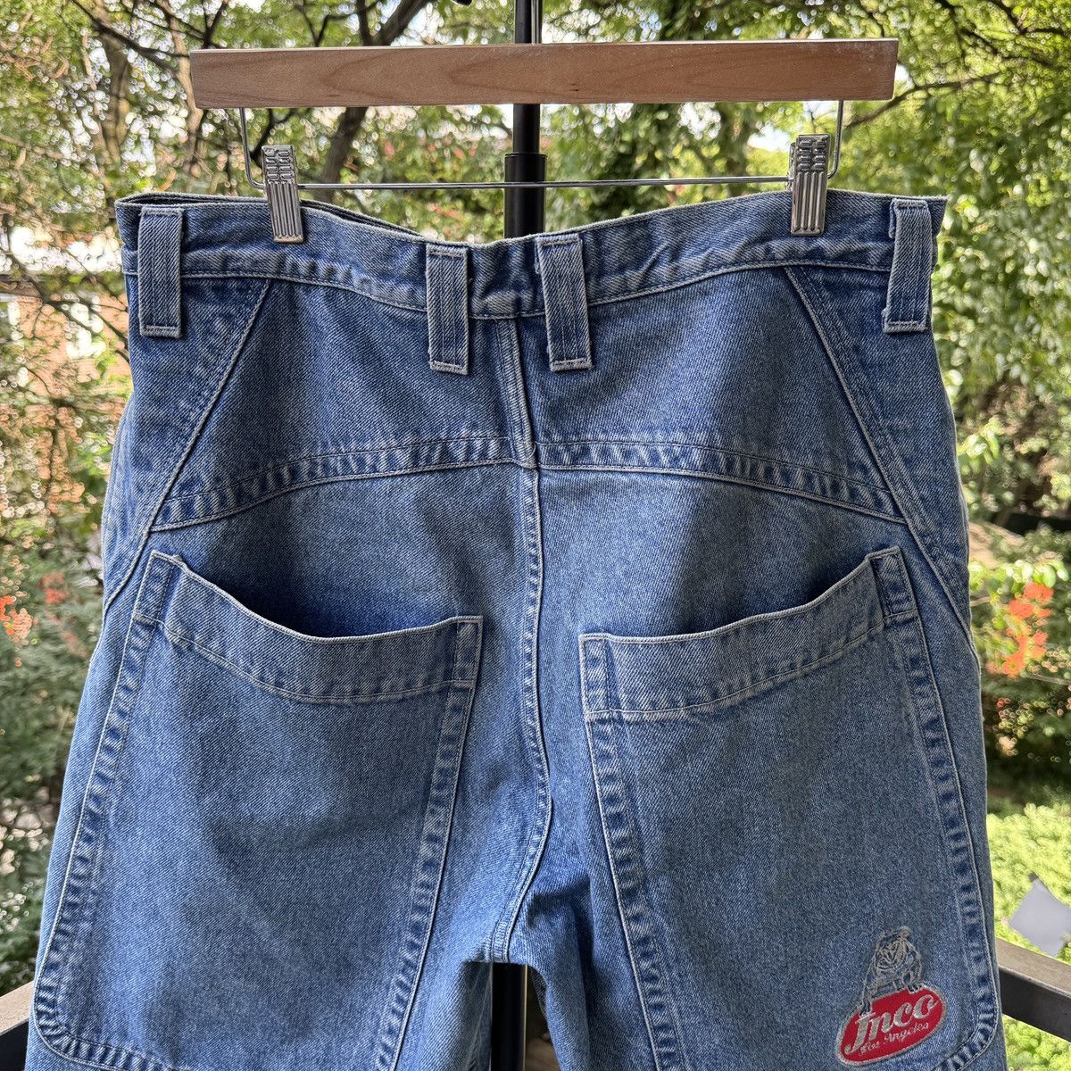 JNCO 90s JNCO Big Rig Shorts Thrashed Faded ERD Skater Grunge Size US 36 / EU 52 - 10 Thumbnail