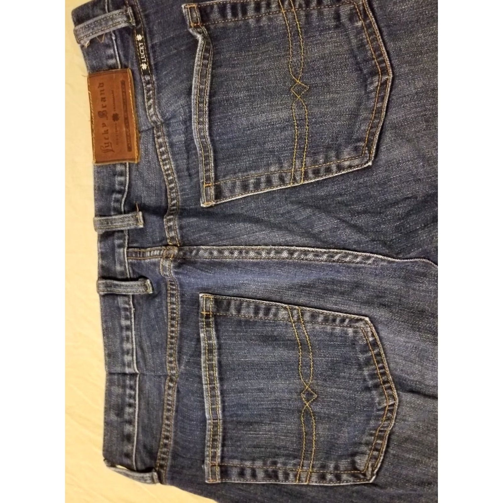 Lucky Brand Lucky Brand Pants Mens 36 Blue Jeans 36x30 Straight Relaxed Denim 34x28 Size US 36 / EU 52 - 2 Thumbnail