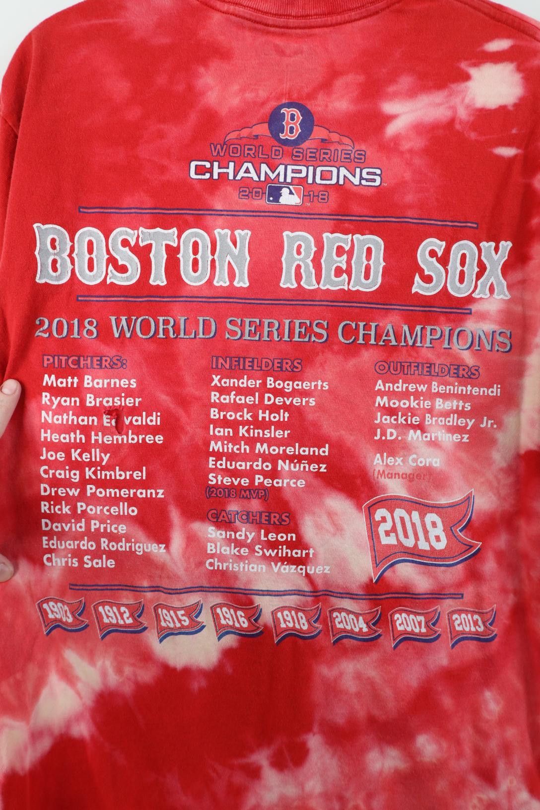 Vintage Y2K 2018 World Series Champs Boston Red Sox Baseball T-Shirt Size US M / EU 48-50 / 2 - 9 Thumbnail