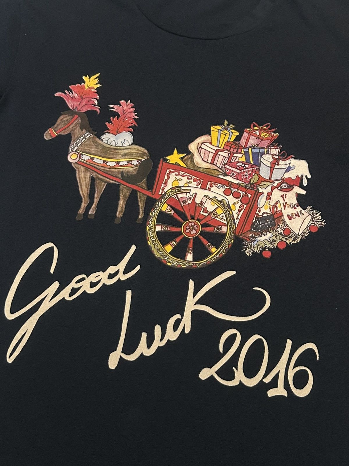 Dolce & Gabbana Dolce & Gabbana “Good Luck 2016” Graphic Luxury Size US S / EU 44-46 / 1 - 4 Thumbnail