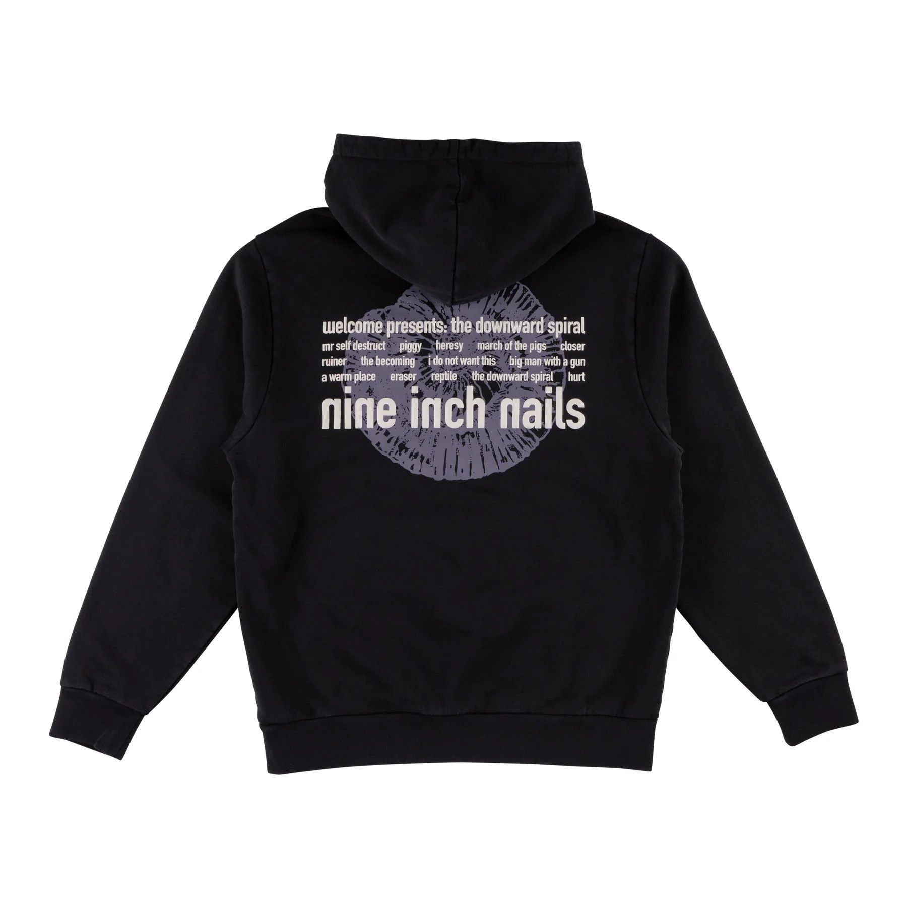 Band Tees × Welcome Skateboards Welcome x Nine Inch Nails Eraser Puff Hoodie Sweatshirt Size US L / EU 52-54 / 3 - 2 Thumbnail