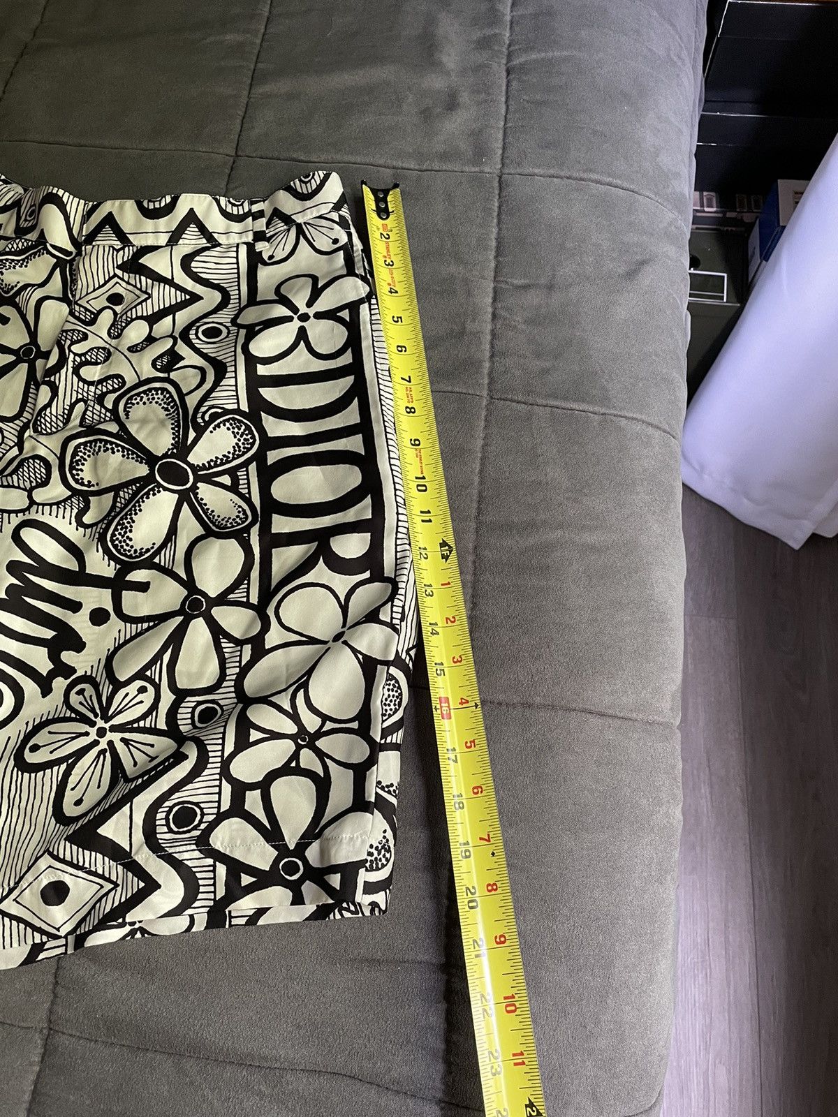 Dior Dior Stussy Floral Silk Shorts Size US 30 / EU 46 - 4 Thumbnail