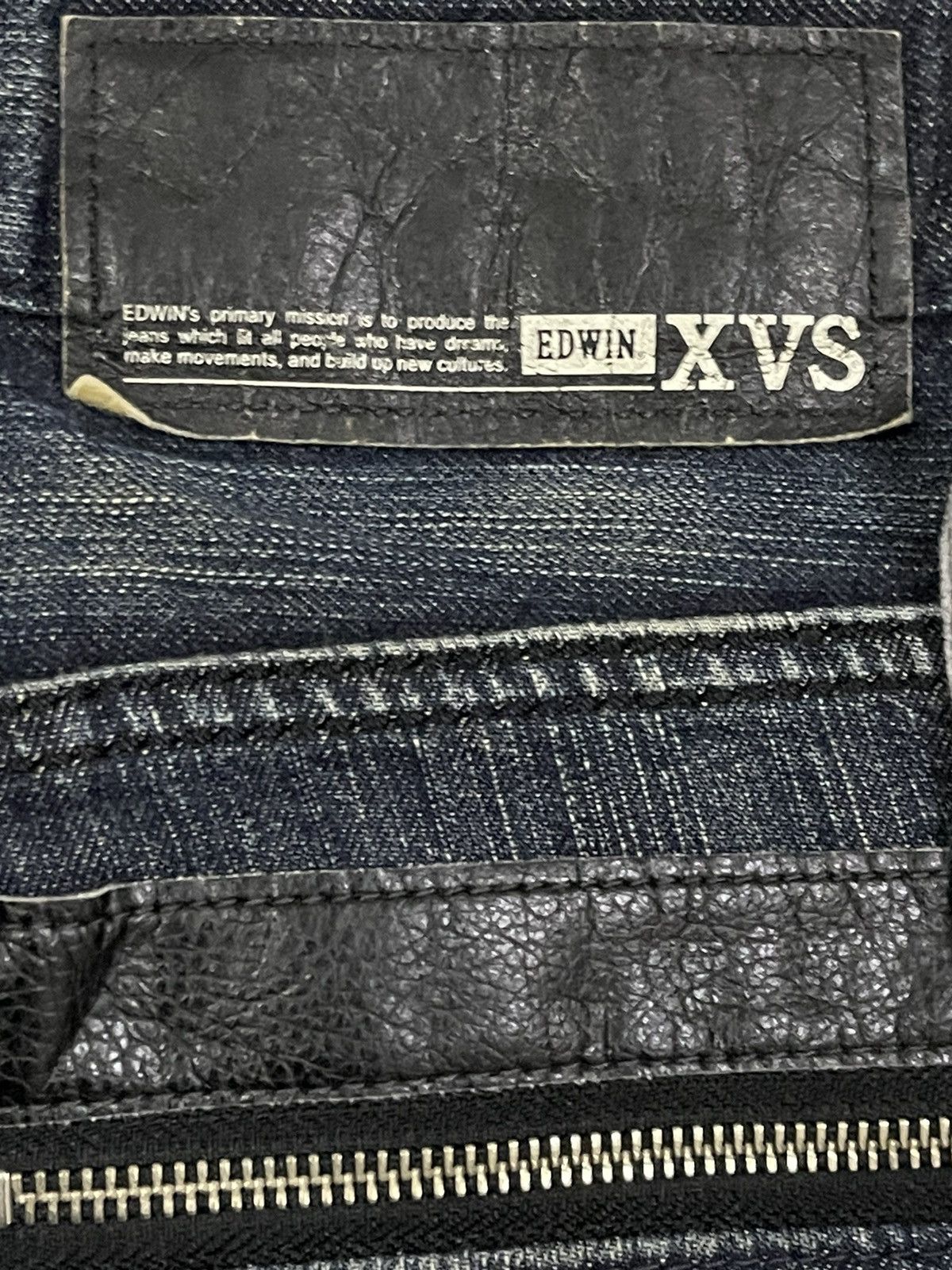 Edwin Exclusive Vintage Edwin XVS Blue Wash Style Baggy Jeans Size US 32 / EU 48 - 7 Thumbnail