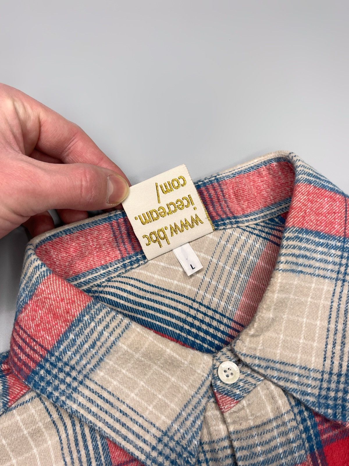 Billionaire Boys Club × Japanese Brand Billionaire Boys Club Flannel Shirt Jacket BBC Japan Size US L / EU 52-54 / 3 - 6 Thumbnail