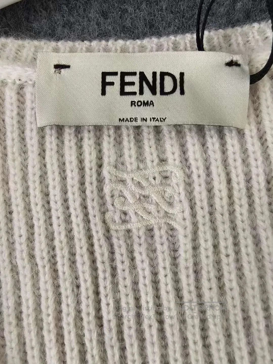 Fendi fendi ivory cashmere knit dress. Size S / US 4 / IT 40 - 3 Thumbnail
