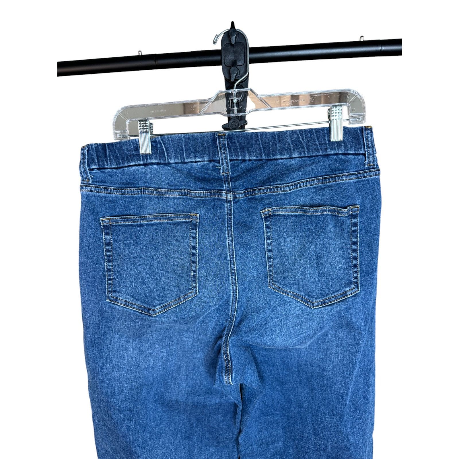 Denim & Co. Denim & Co. Stretch Wide Leg Jeans with Seam Detail 14 Reg. Size 36" / US 14 / IT 50 - 3 Thumbnail