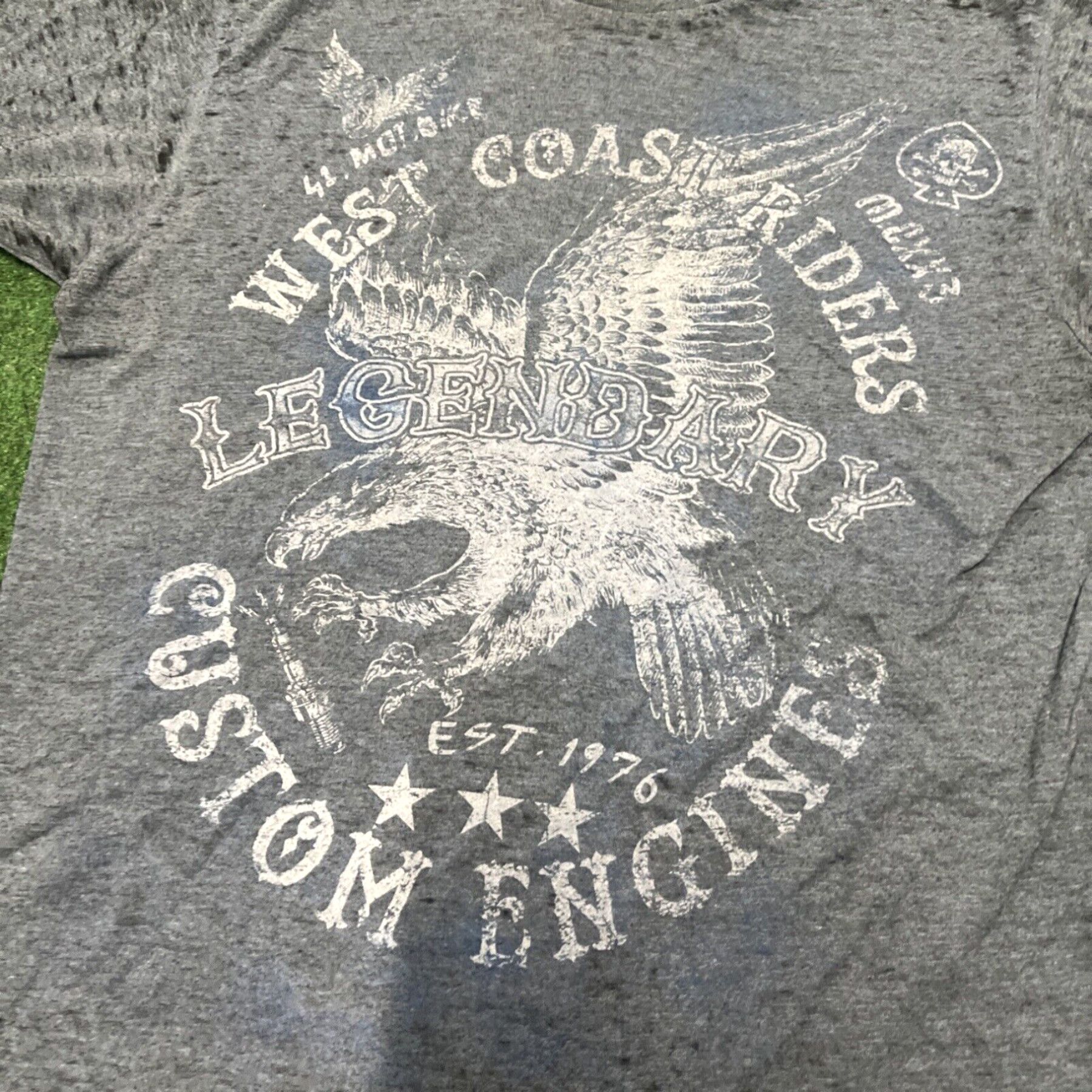 Vintage West Coast Riders Shirt Medium Blue Black Lightweight Size US M / EU 48-50 / 2 - 2 Thumbnail