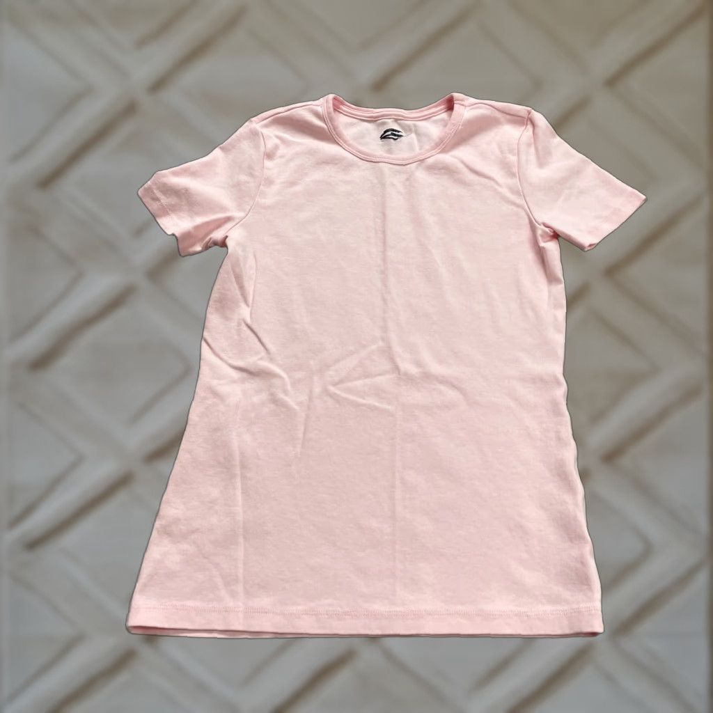 Lands' End VINTAGE Lands' End Women's T-Shirt Dress XS Pink Casual Cotton Short Sleeve Crew Neck Size XS / US 0-2 / IT 36-38 - 1 Thumbnail