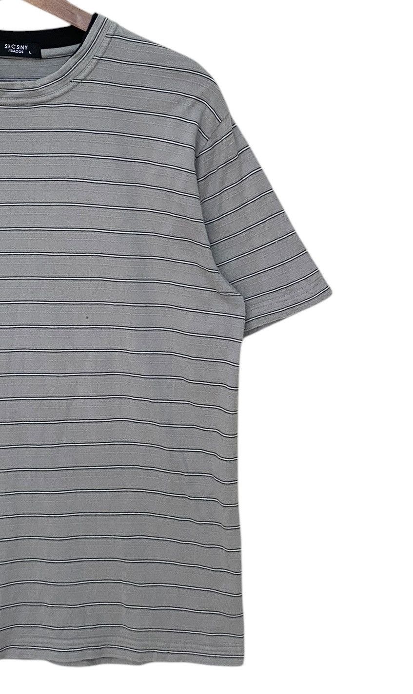 Japanese Brand × Vintage × Yohji Yamamoto Vintage Japanese Brand Y’Saccs Stripe T-shirt 2000s Size US L / EU 52-54 / 3 - 4 Thumbnail