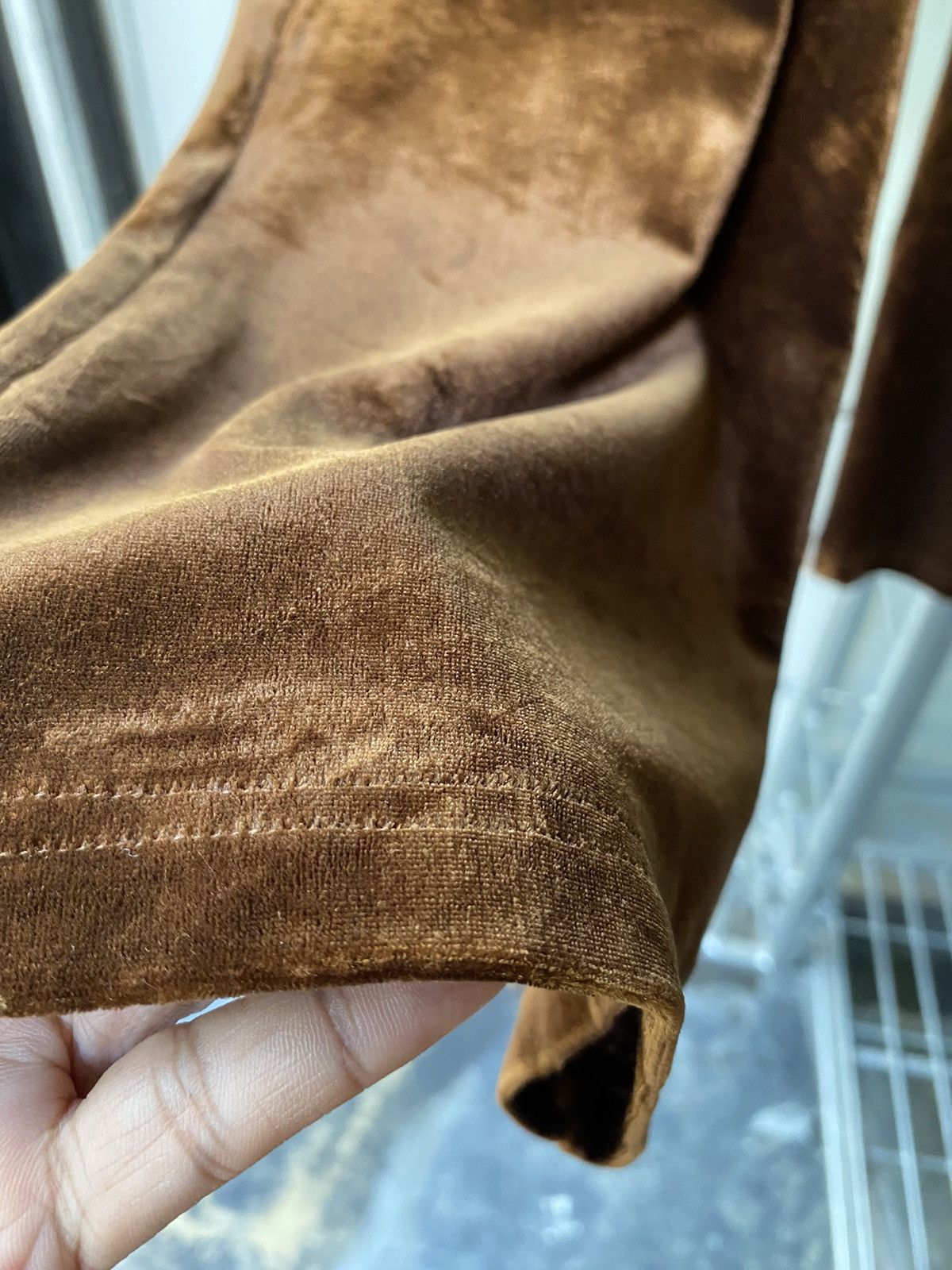 Norma Kamali Norma Kamali copper velvet pants Size 25" / US 0 / IT 36 - 7 Thumbnail