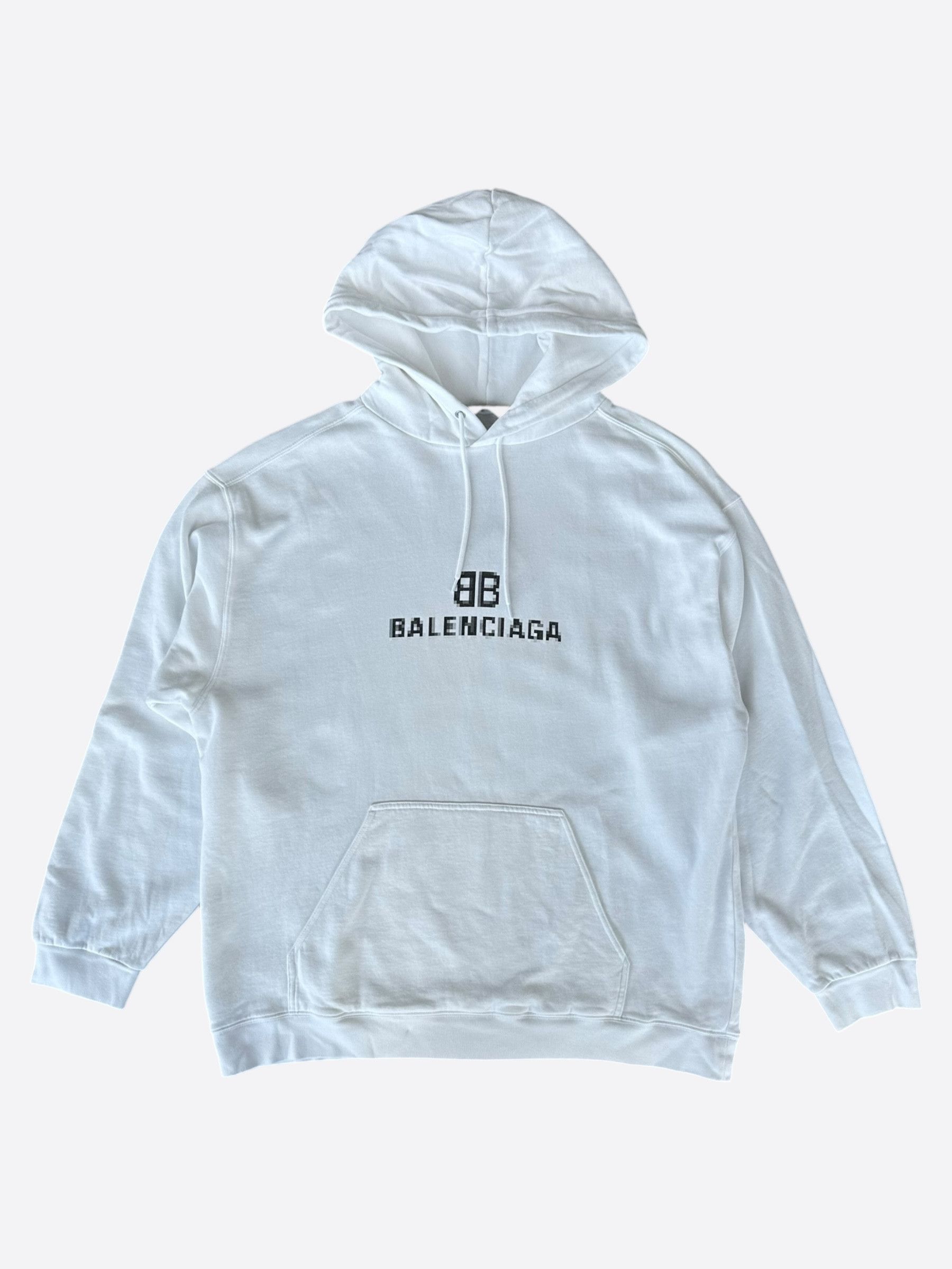 Balenciaga Balenciaga Pixel Logo Hoodie | Grailed