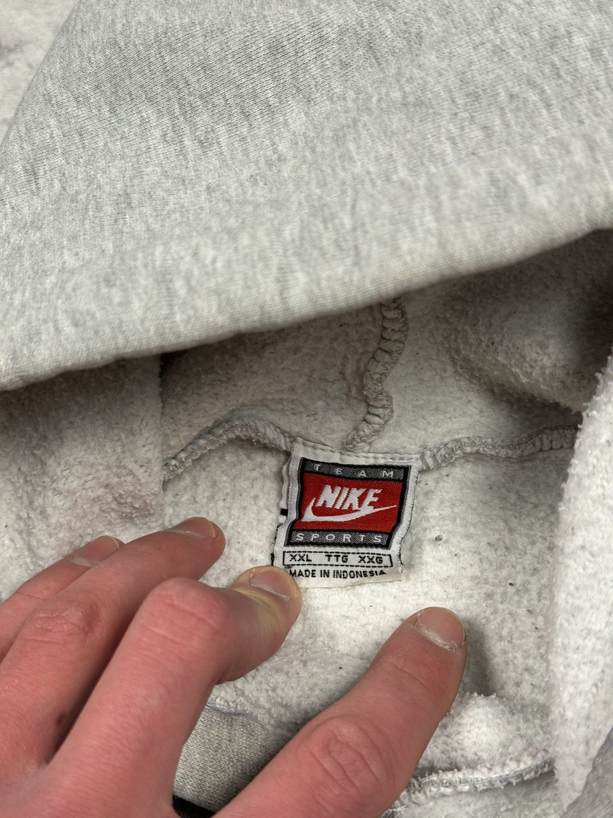Nike Vintage Nike North Carolina Center Swoosh Hoodie Size XXL Size US XXL / EU 58 / 5 - 11 Thumbnail