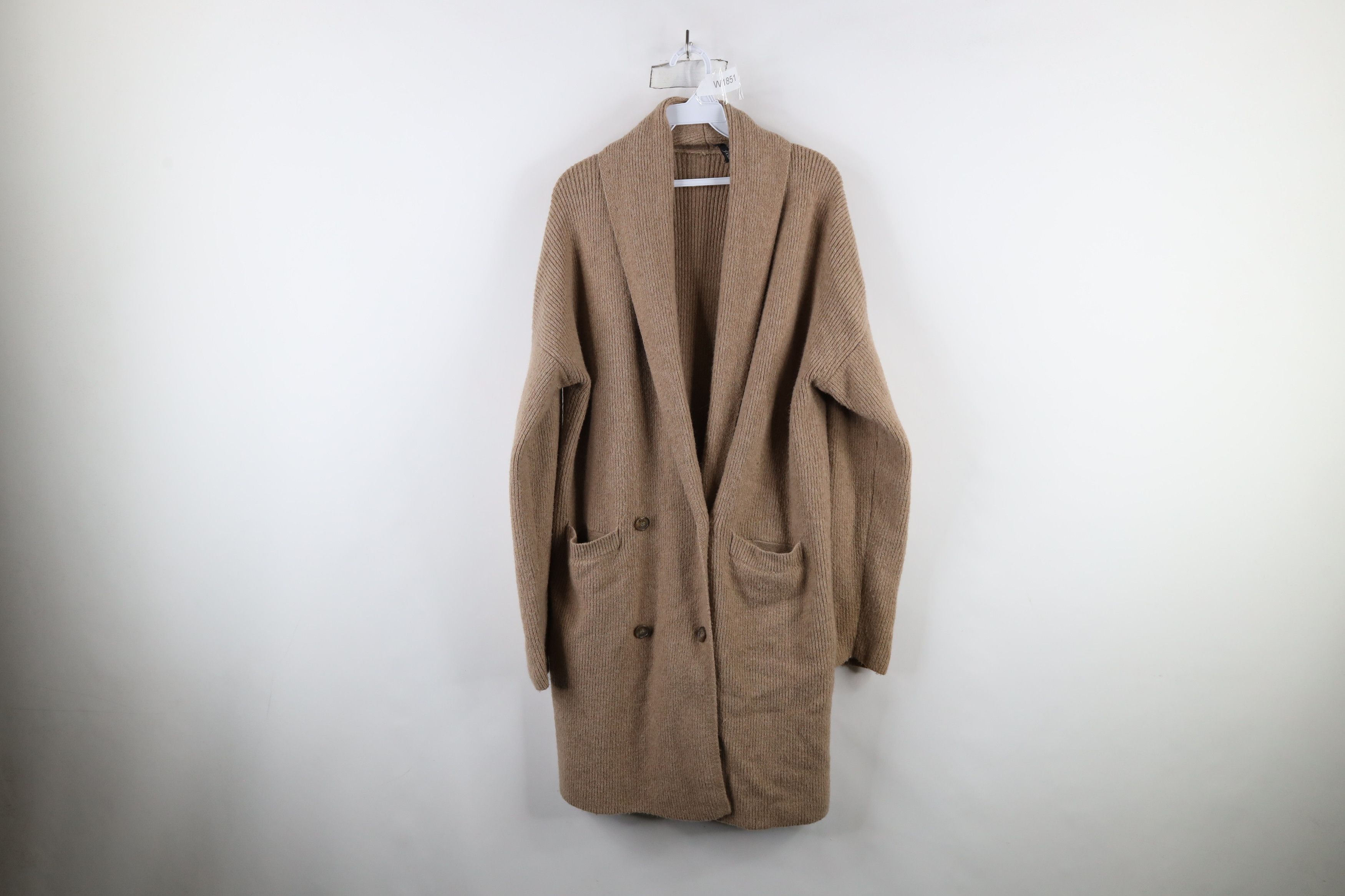J.Crew × Vintage J Crew Wool Knit Double Breasted Cardigan Sweater Jacket Size L / US 10 / IT 46 - 1 Thumbnail