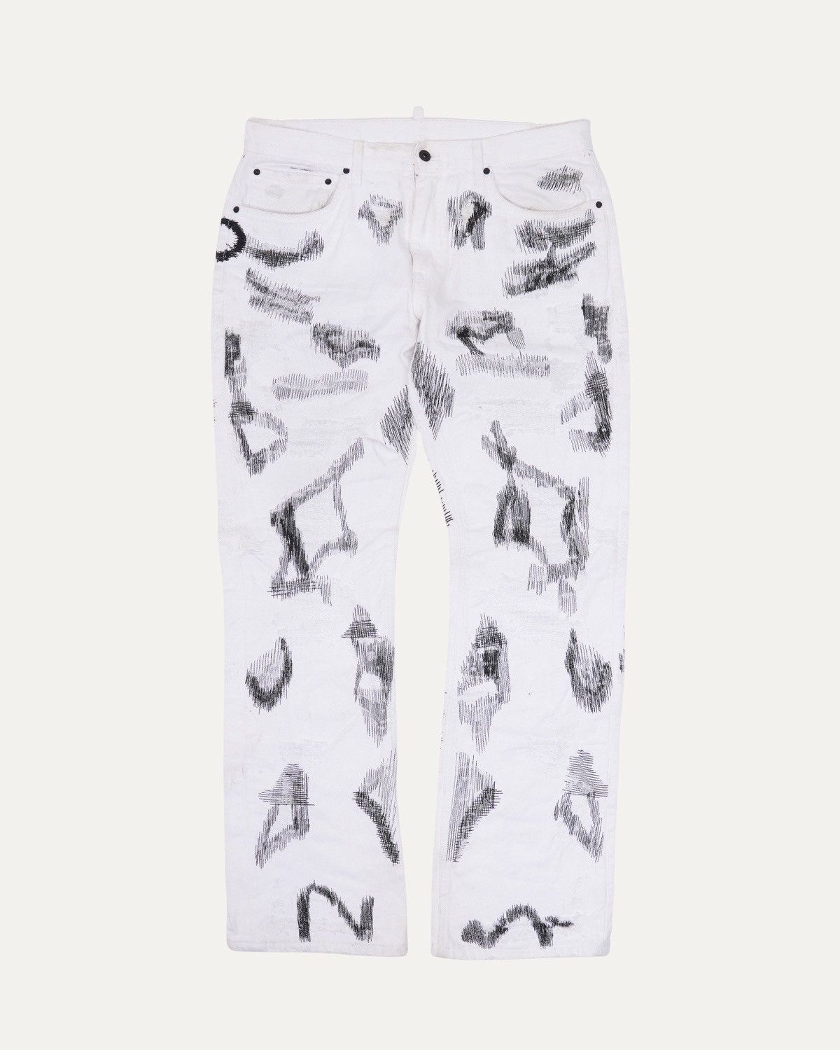 Endless NEW ENDLESS DENIM “Green on White” Size 34 | Grailed