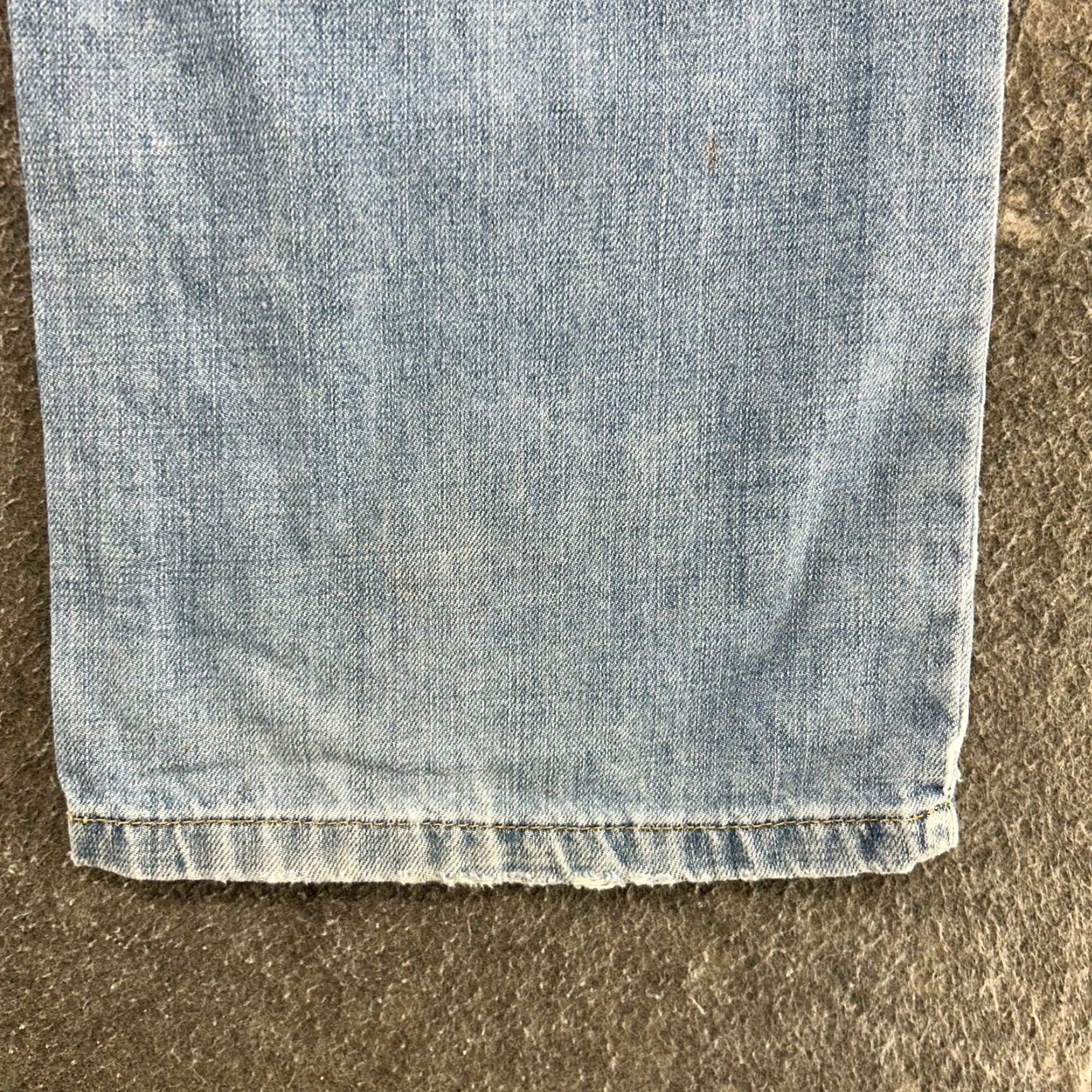 Anchor Blue VINTAGE Anchor Blue Jeans Mens 33x30 Blue Jeans Relaxed 90s Grunge Light Wash Cotton Denim Baggy 5-Pocket Design, 30 In Inseam Mens, Regular, Blue Size US 33 - 6 Thumbnail