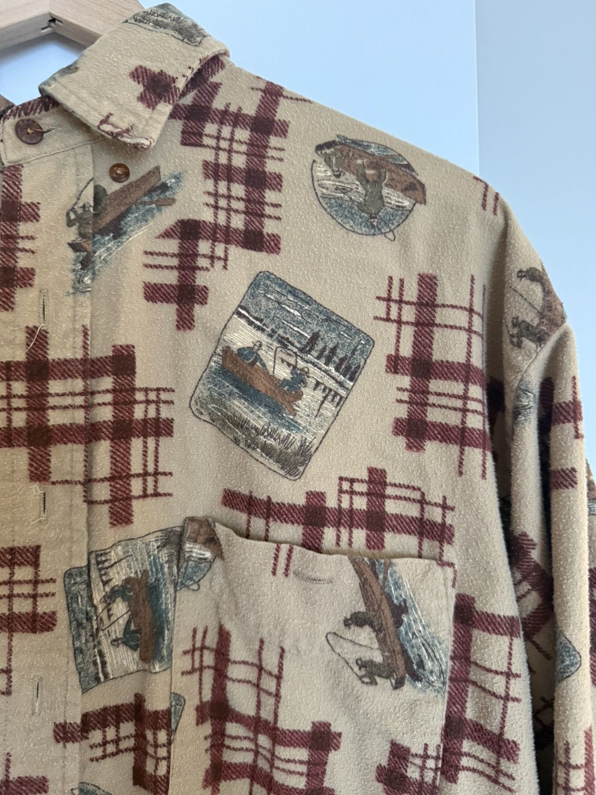 G.H. Bass & Co. Vintage GH Base Fisherman Shirt Size US L / EU 52-54 / 3 - 2 Thumbnail