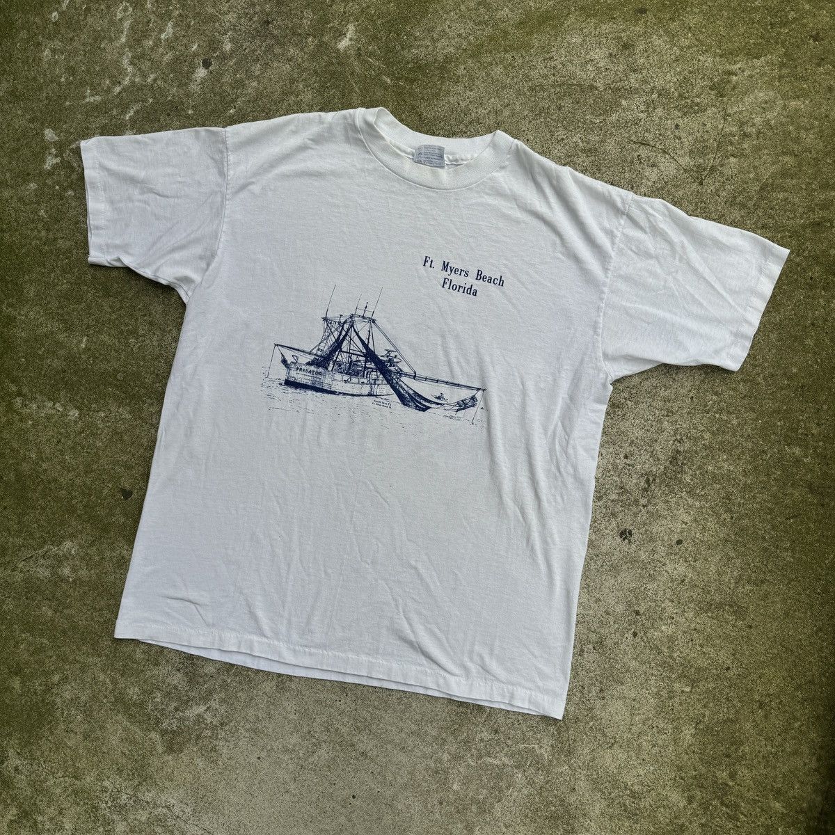 Vintage Thrashed Faded Distressed Sailboat Shirt ERD Grunge Chrome Size US XL / EU 56 / 4 - 8 Thumbnail