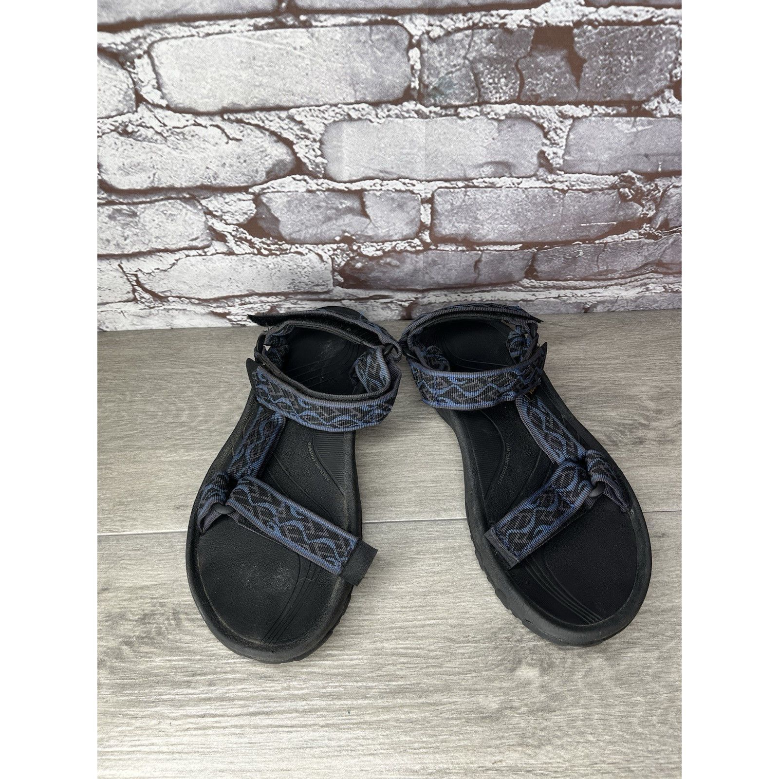 Teva Teva Hurricane XLT Black Blue Hiking Water Sport Sandals Wo Size US 7 / EU 40 - 4 Thumbnail