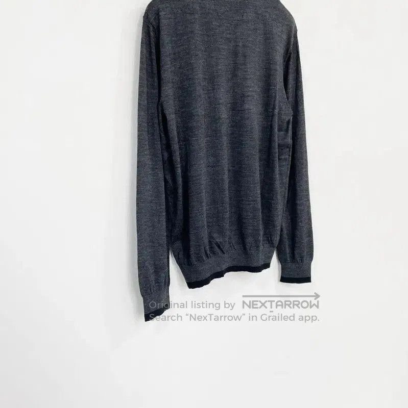 Moschino Moschino Men's Dark Gray Wool Pullover Sweater . Size US S / EU 44-46 / 1 - 5 Thumbnail