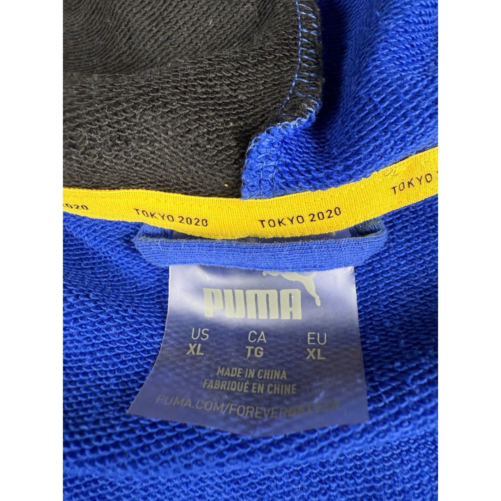 Puma PUMA Full Zip Hoodie Barbados Team Tokyo 2020 Olympics XL Men Blue, Hoodie, XL, PUMA Size US XL / EU 56 / 4 - 2 Thumbnail