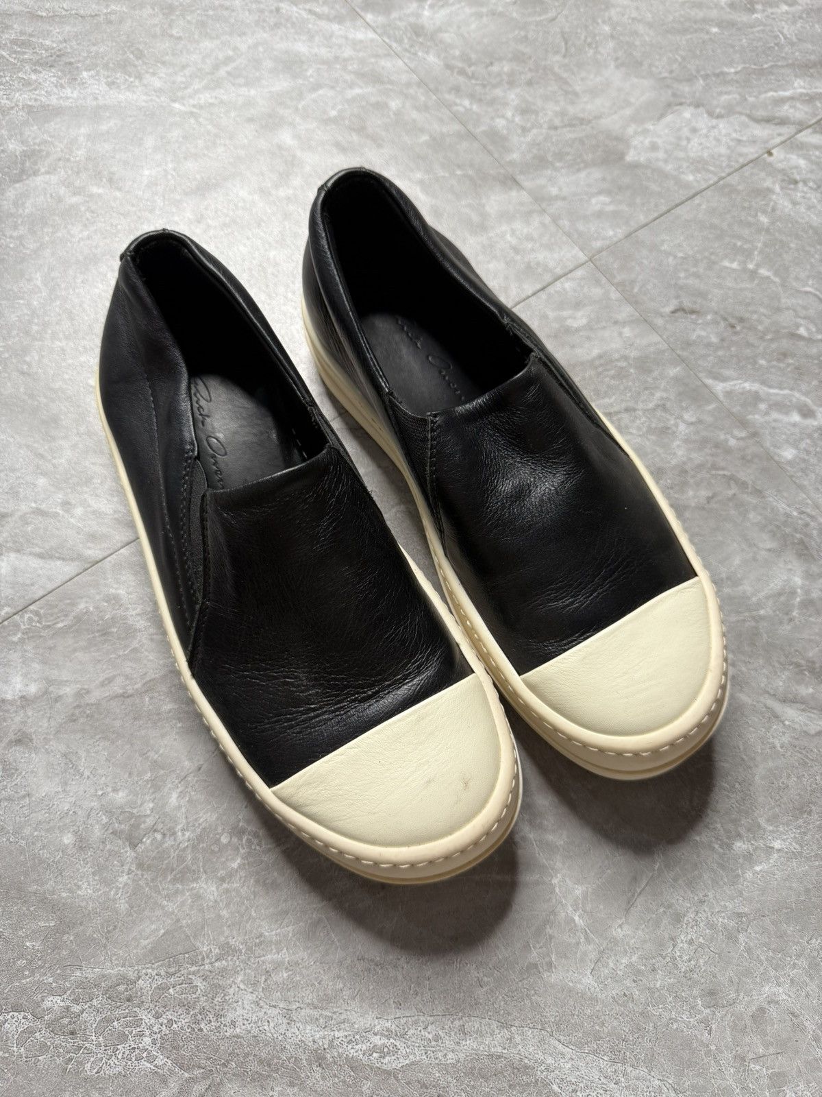 Rick Owens Rick Owens Low Top Boat Sneakers “Mainline” Size US 5 / IT 35 - 1 Thumbnail