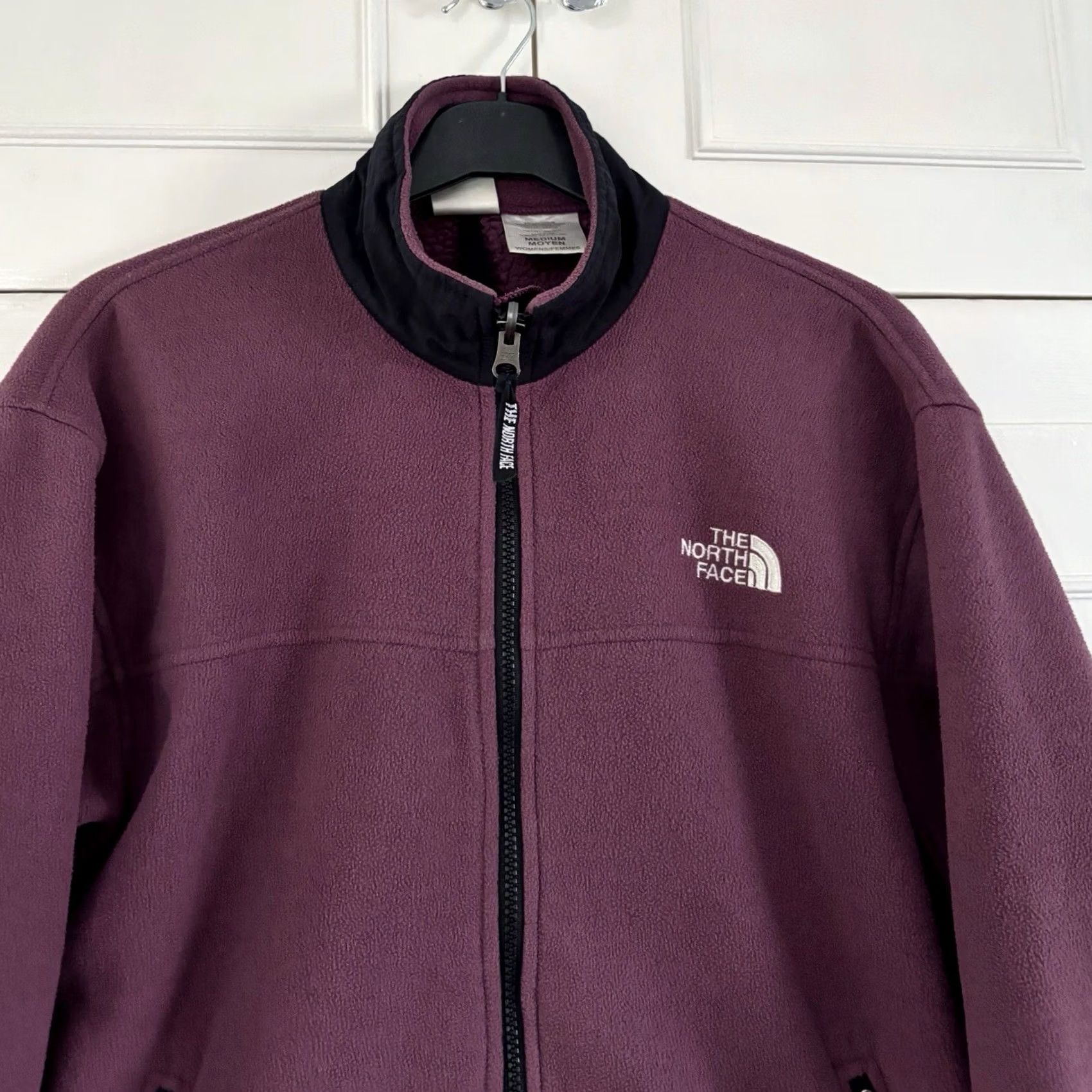 The North Face VINTAGE The North Face Fleece Jacket Women's Medium Burgundy Polartec Light Size M / US 6-8 / IT 42-44 - 7 Thumbnail