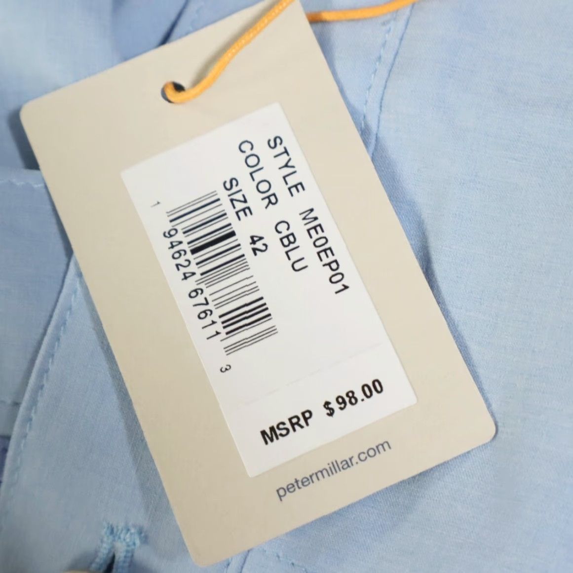 Peter Millar Peter Millar Shackleford Performance Golf Shorts Blue Men's 42 Shackleford Performance Size US 42 / EU 58 - 6 Thumbnail