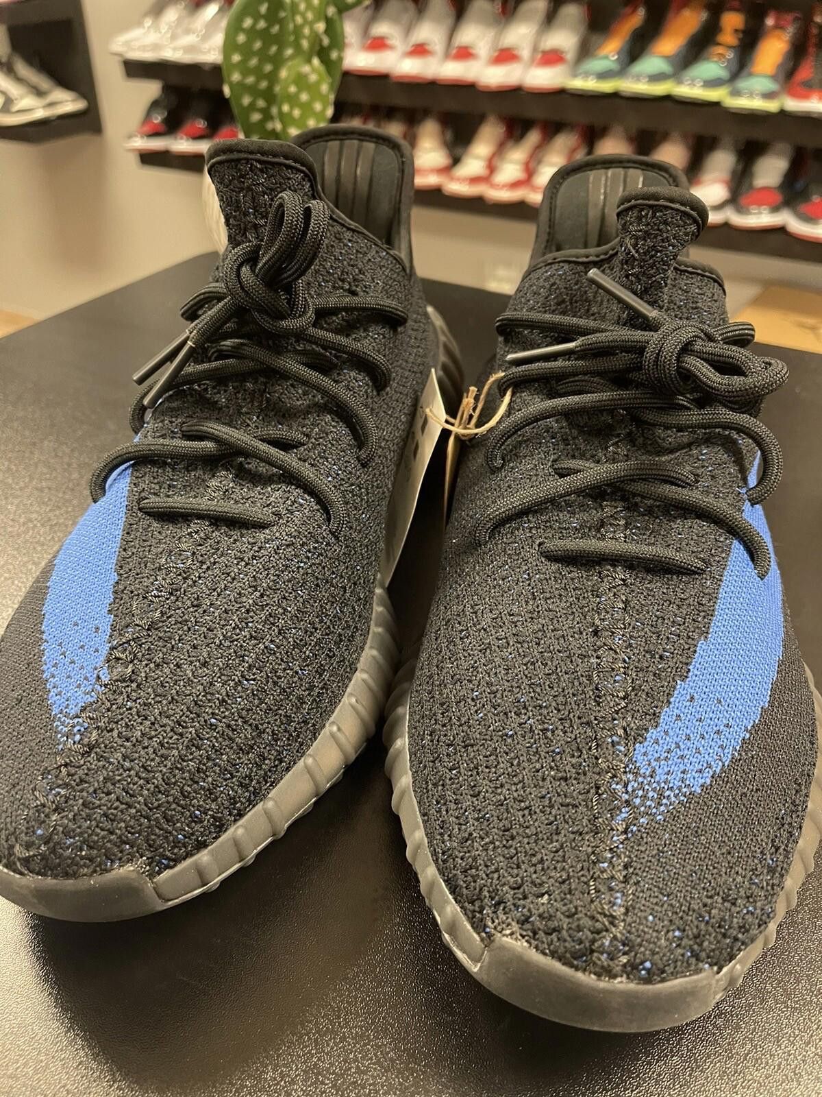 Adidas Size 14 - adidas Yeezy Boost 350 V2 Dazzling Blue Black Size US 14 / EU 47 - 6 Thumbnail