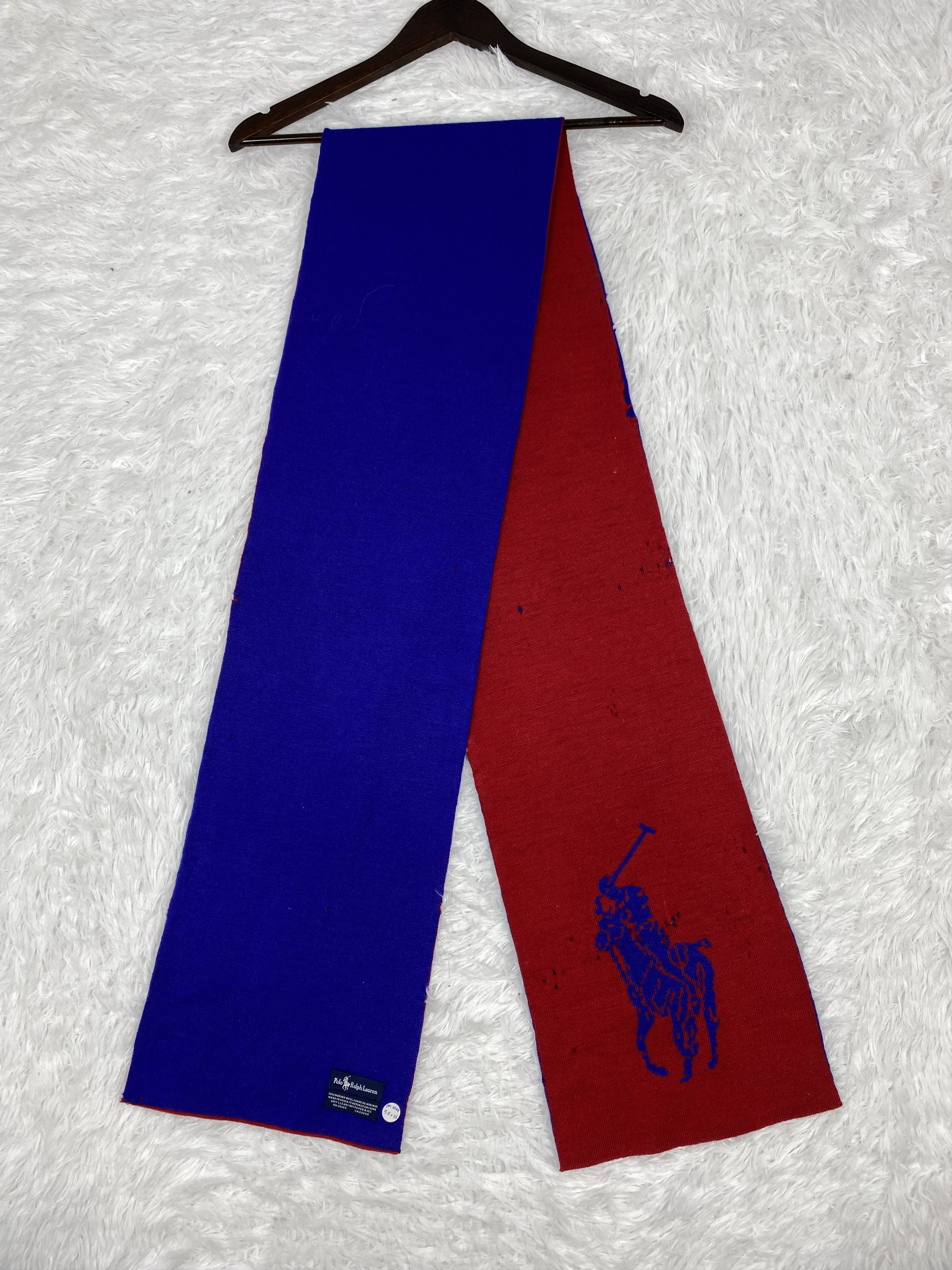 Polo Ralph Lauren Vintage Polo Ralph Lauren Scarf / Muffler Neckwear PM0068 Size ONE SIZE - 1 Thumbnail