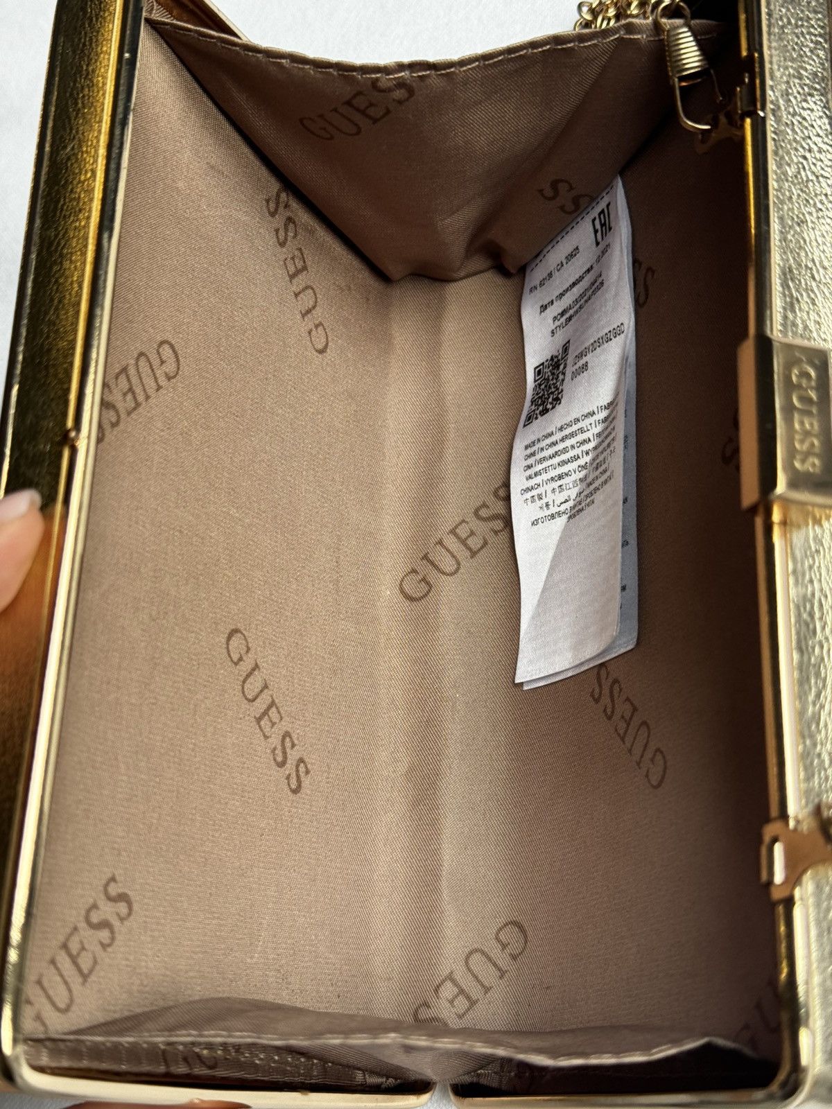 Guess Guess golden clutch Size ONE SIZE - 4 Thumbnail