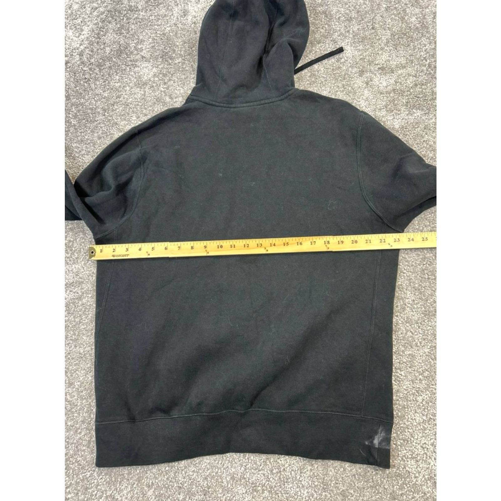 Nike Nike Hoodie Mens L Black Cotton Fleece Pullover Hooded Sweatshirt Winter Sportswear Mens Size US L / EU 52-54 / 3 - 6 Thumbnail