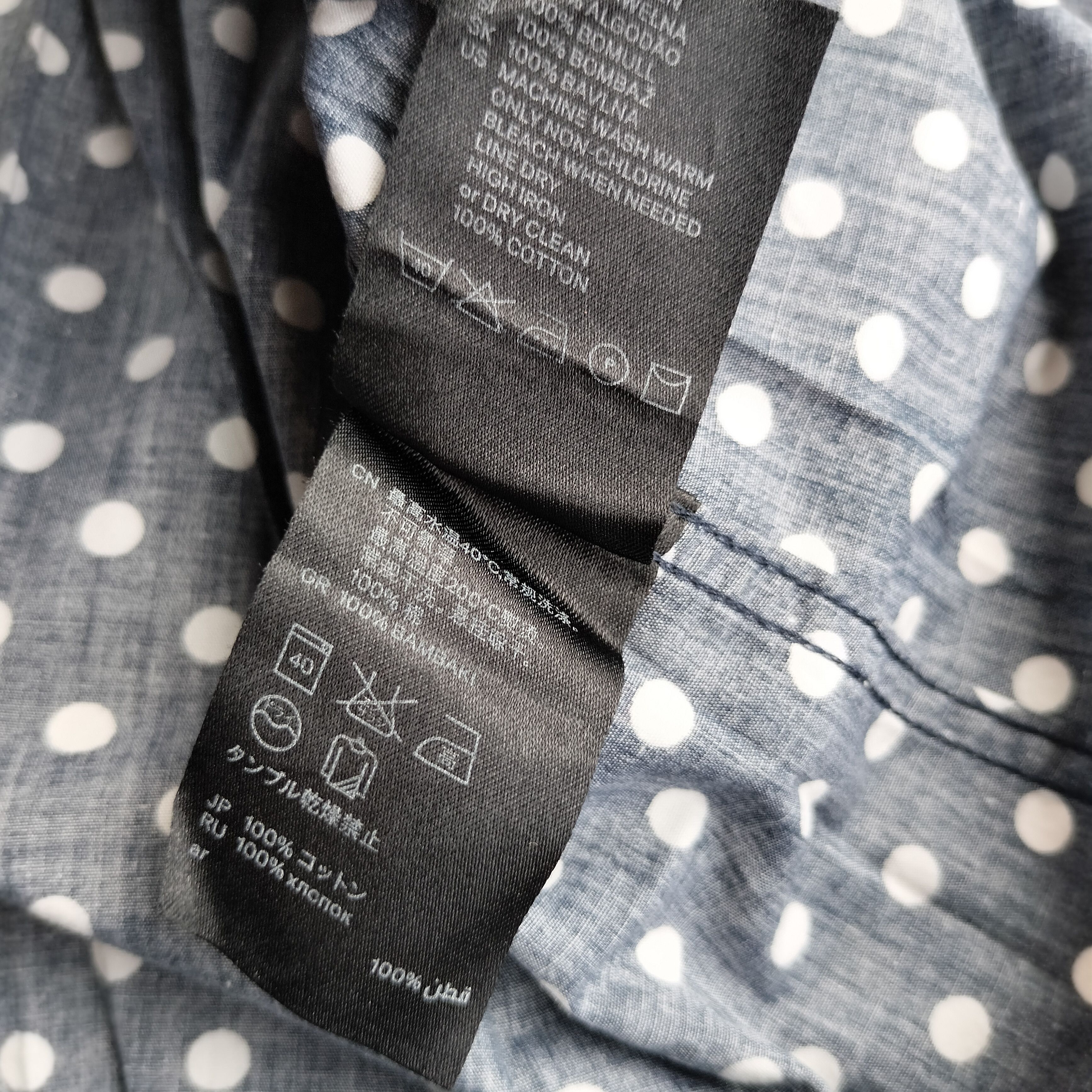 Comme des Garcons × H&M H&M Comme des Garcons polka Ls shirt Size US S / EU 44-46 / 1 - 8 Thumbnail