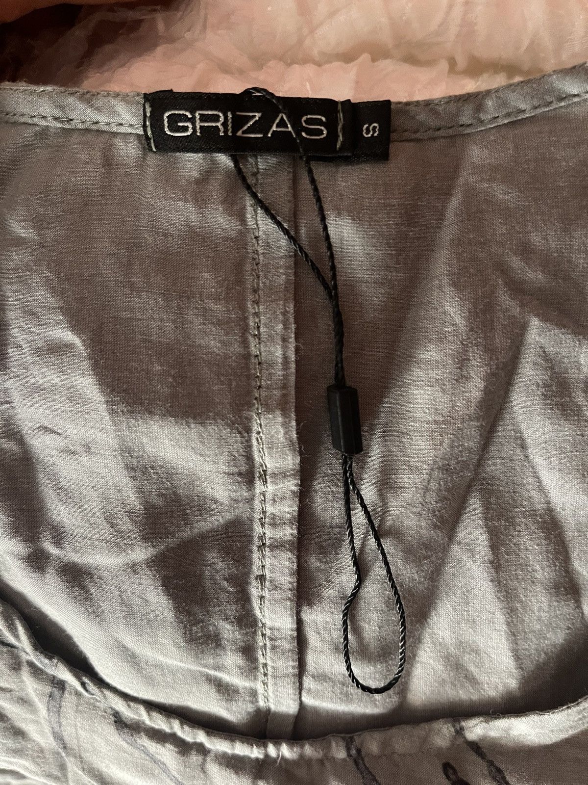 Designer Grizas avant garde cotton + silk blend maxi dress Size S / US 4 / IT 40 - 5 Thumbnail