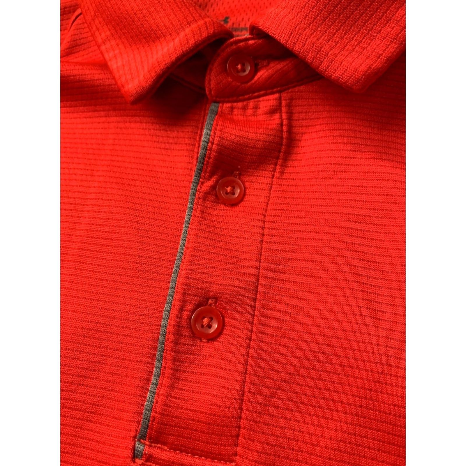 Under Armour UNDER ARMOUR HEATGEAR Polo Shirt MEN 2019 SIZE L Red and Gray Short Sleeve Classic Size US L / EU 52-54 / 3 - 4 Thumbnail