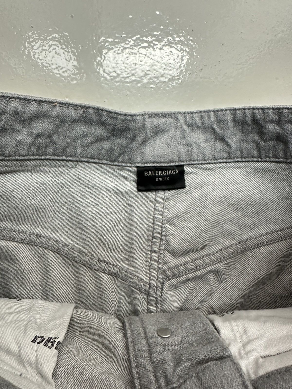 Balenciaga Denim sweatpants Size US 33 - 7 Thumbnail