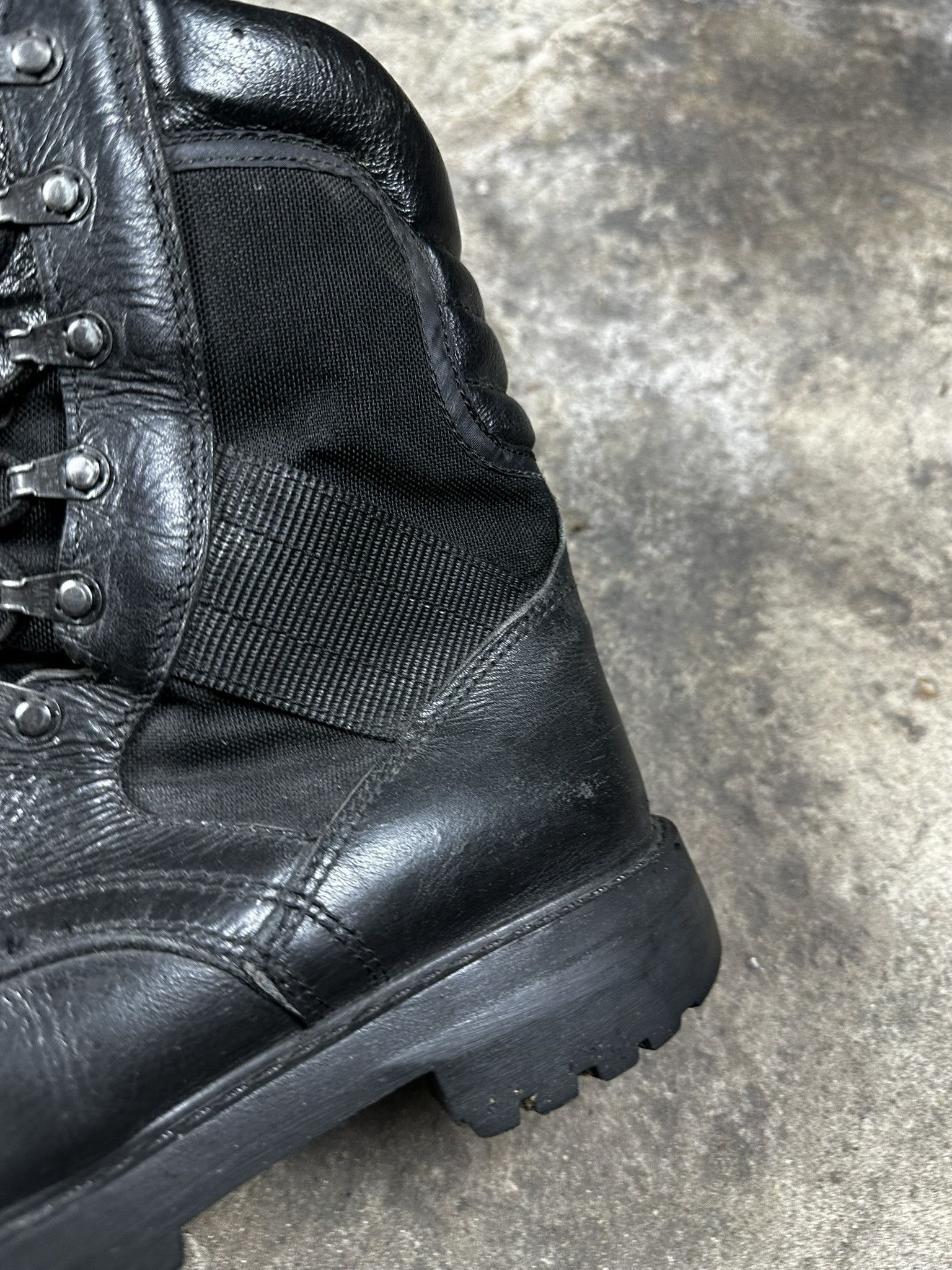 Vintage Vintage Polish Army Combat Leather Boots Size US 9.5 / EU 42-43 - 4 Thumbnail
