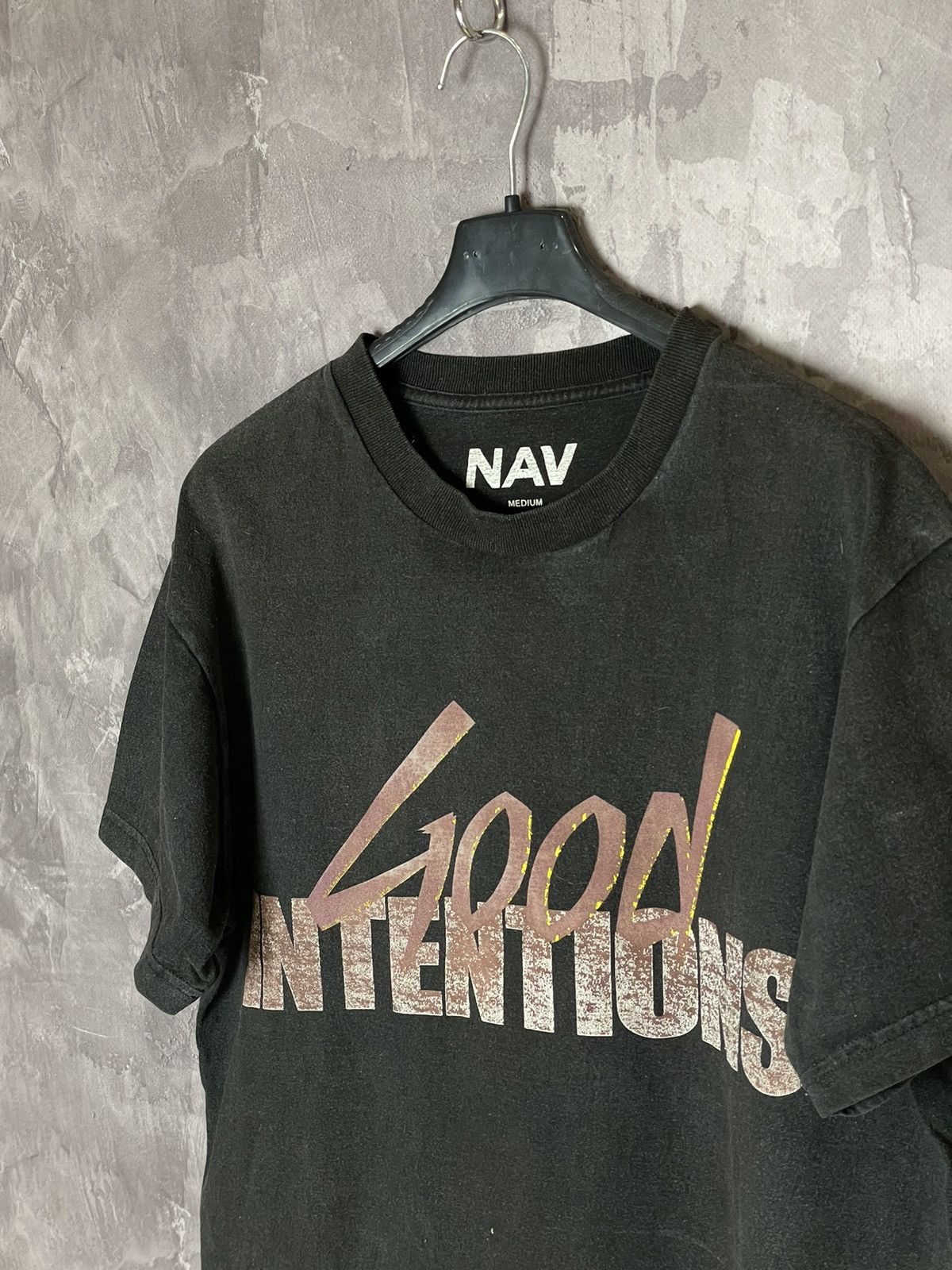 NAV × Rap Tees × Vlone Good Intentions Doves Hip Hop Rap Tour Merch Tee in Black M Size US M / EU 48-50 / 2 - 7 Thumbnail