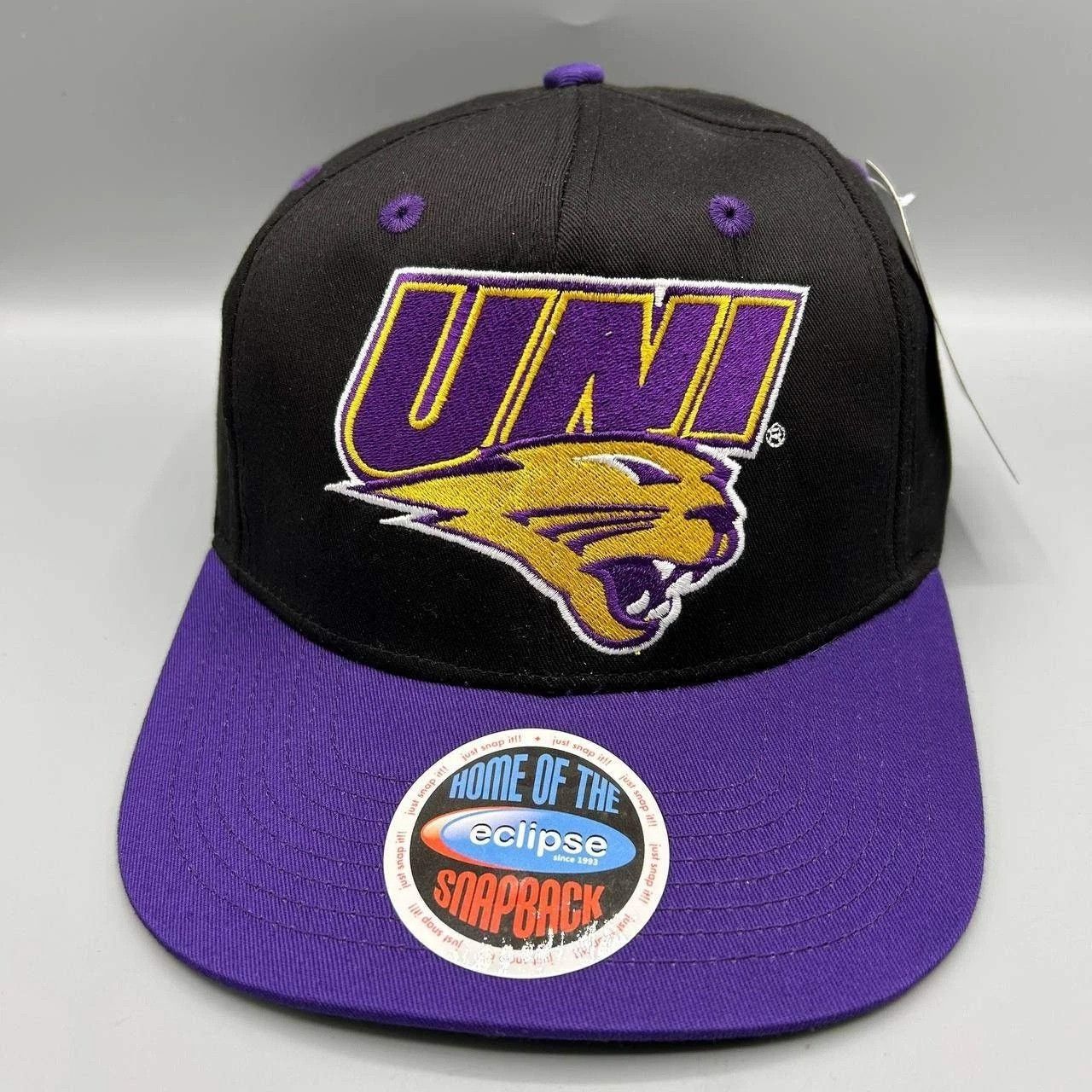 Other Vintage Northern Iowa Panthers Hat Eclipse Snap Back Cotton Size ONE SIZE - 1 Thumbnail