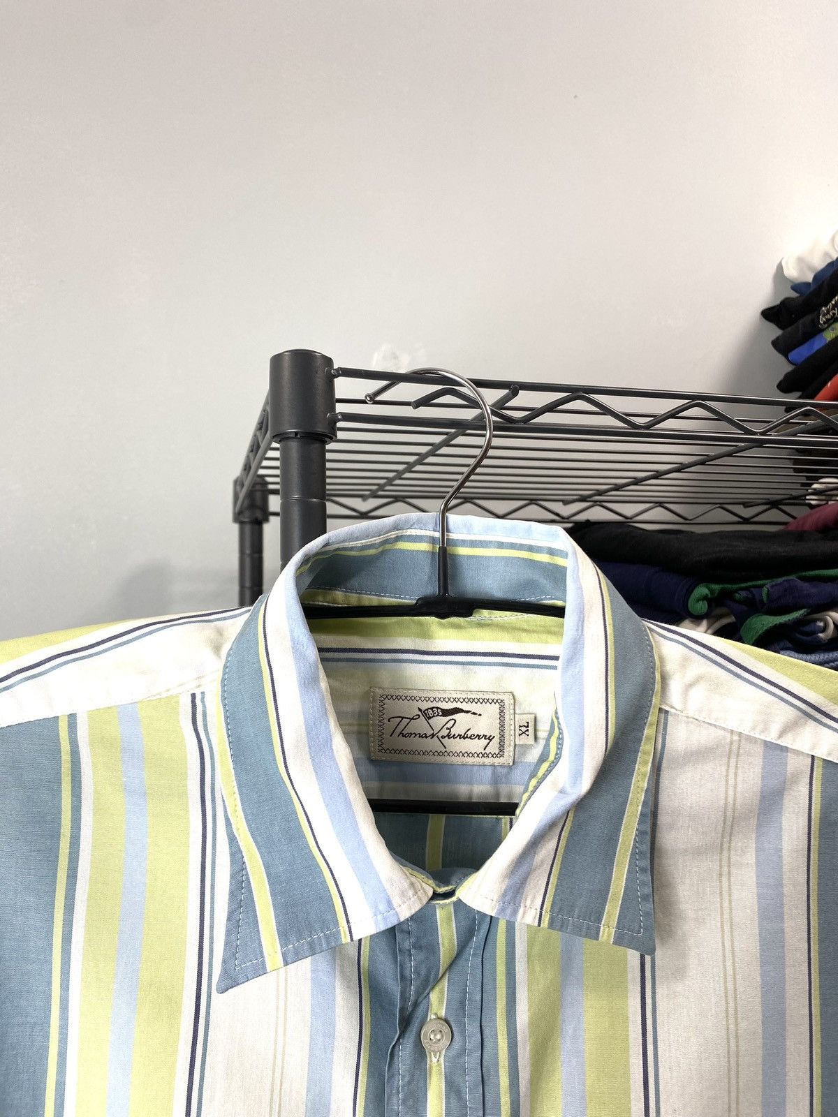 Burberry Vintage 1990’s Thomas Burberry Shirt Tee YSL Prada Size US XL / EU 56 / 4 - 4 Thumbnail