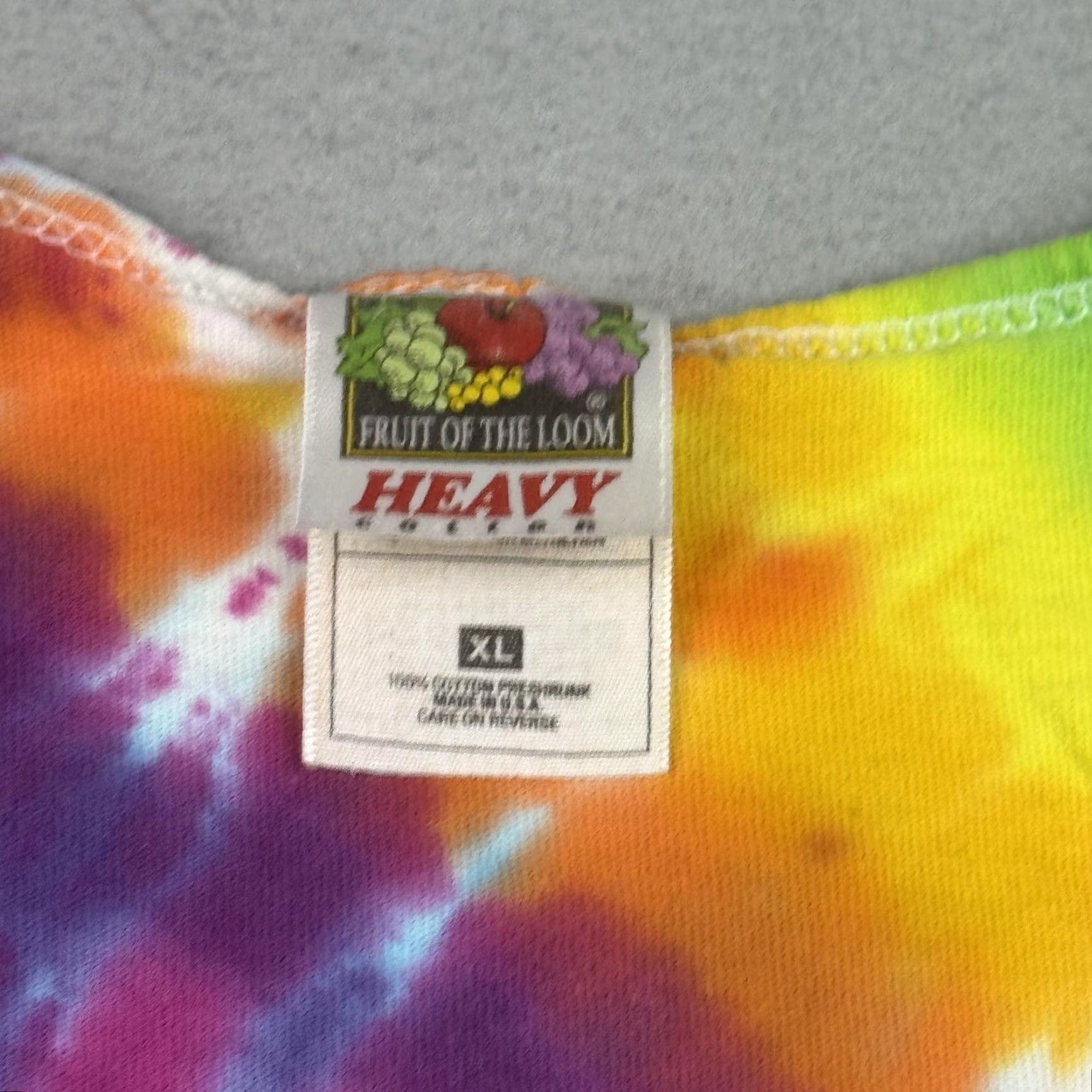 Fruit Of The Loom Fruit of the Loom Shirt Mens XL Rainbow Tie Dye Destin Florida Tank Top Beach Size US XL / EU 56 / 4 - 6 Thumbnail